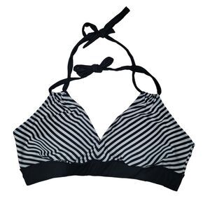 MeetCurve striped halter Bikini Top Size 3xl